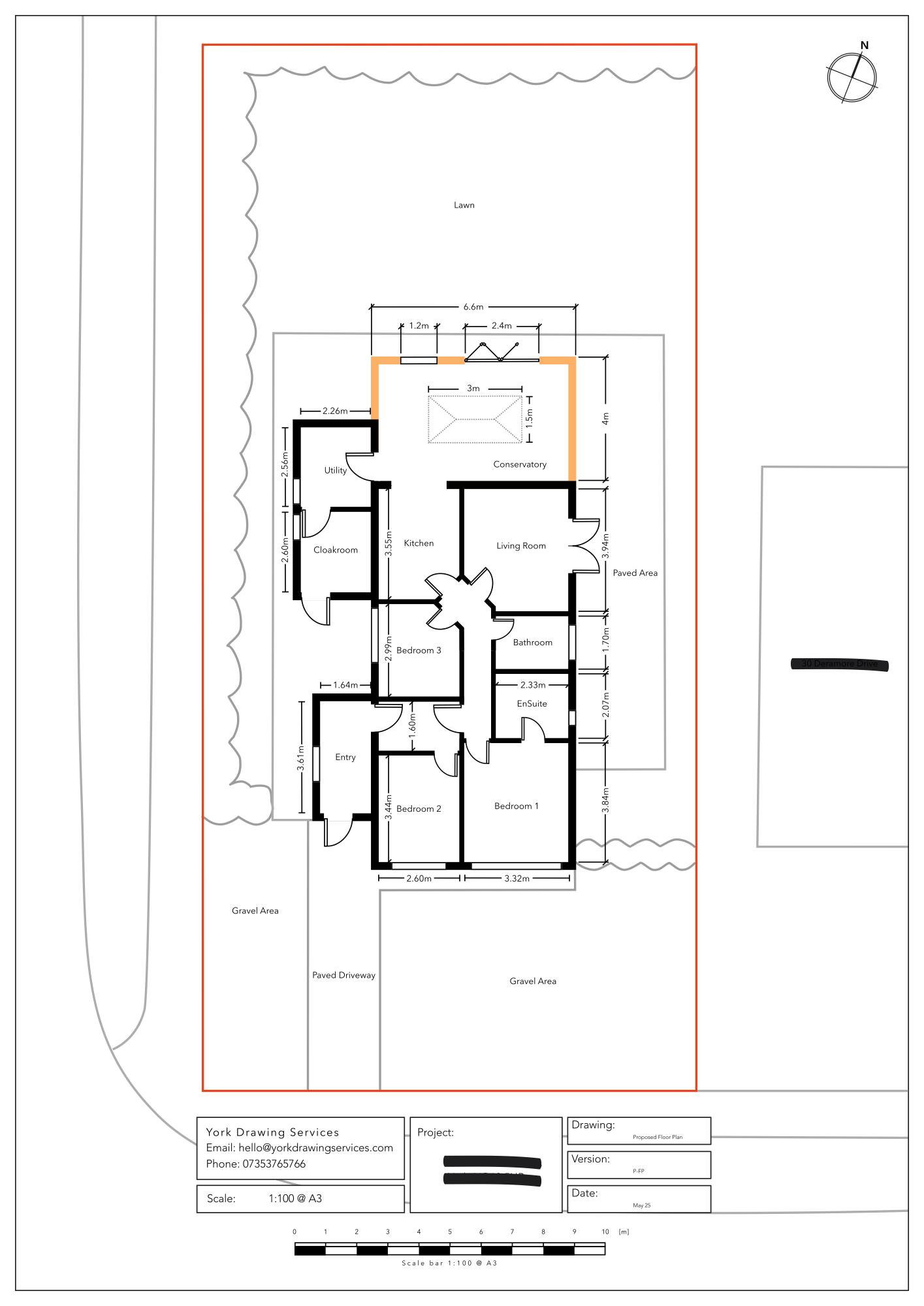 Single Storey Extenstion Floor Plan
